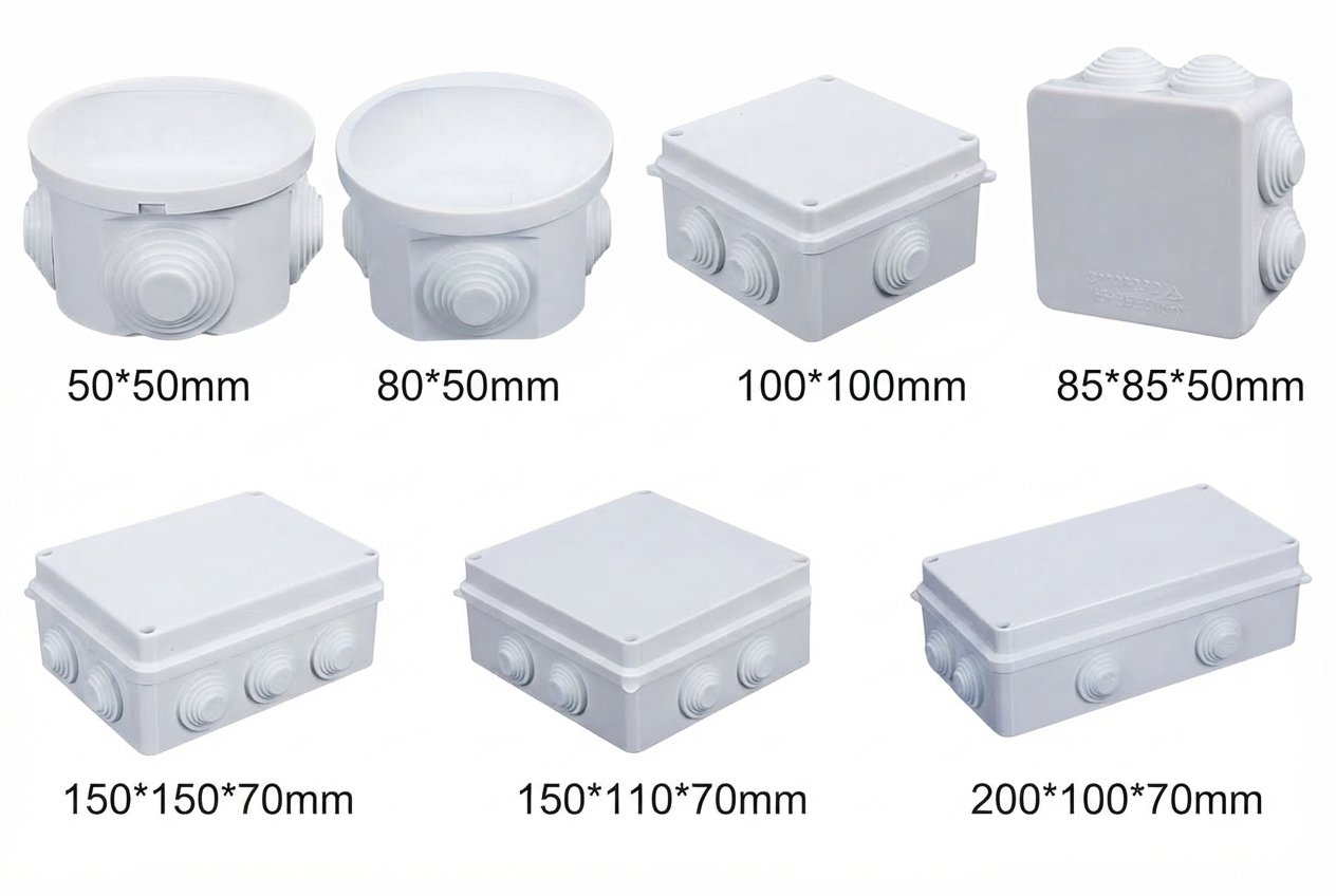 Weatherproof electrical junction boxes, condulet boxes, and outlet enclosures
