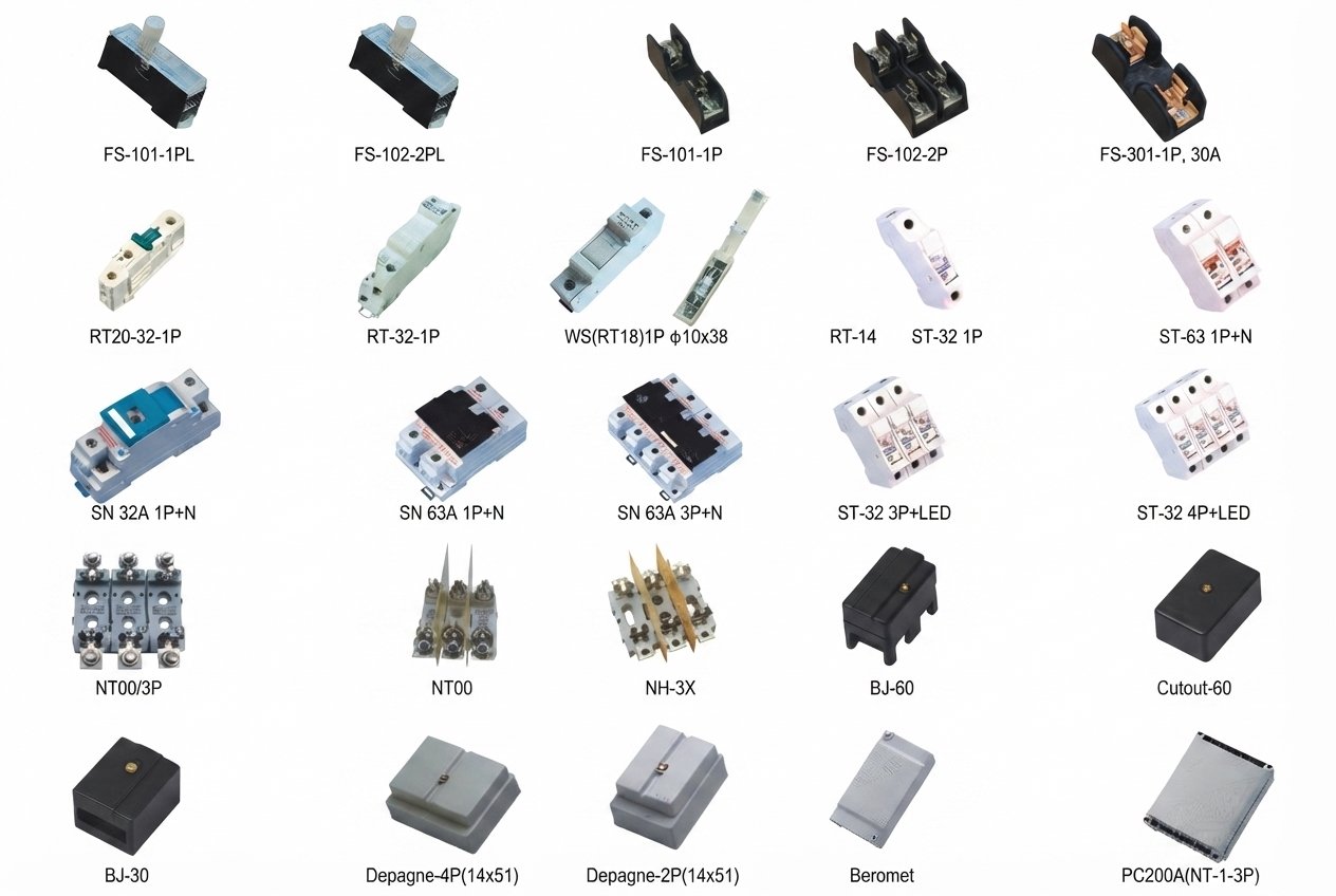 Fuses, fuse holders, fuse blocks, and circuit protection accessories