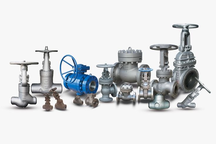Industrial valves, fittings, and back-pressure regulators for heavy applications. Brands: Apollo, Asco, Center Line, Dresser, Hydac, Kimray, Watts.